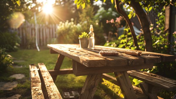 Table et banc en bois : comment les entretenir ?