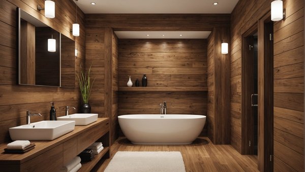 Colonne salle de bain en bois: qualité et durabilité assurées