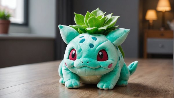 Peluche bulbizarre : compagnon doux pour tous les Âges